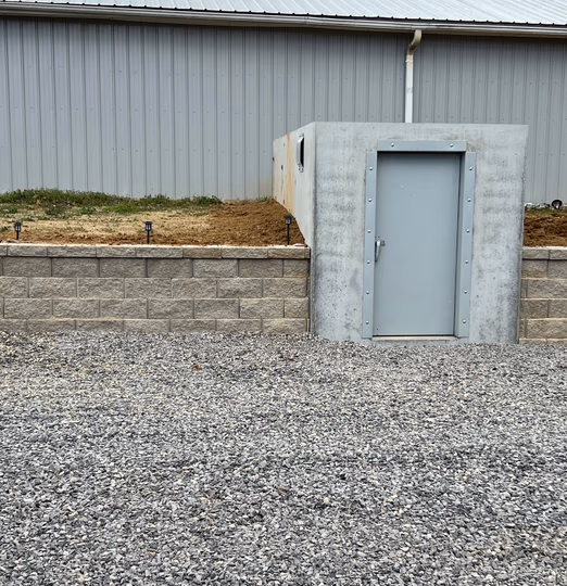 Horn Lake Mississippi tornado shelter installation